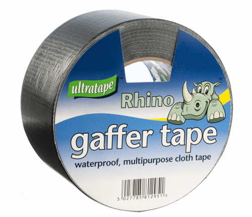 Rhino Black Cloth Gaffer Tape