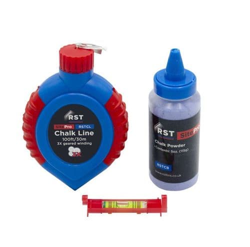 RST 30M Chalk Line & Box Set