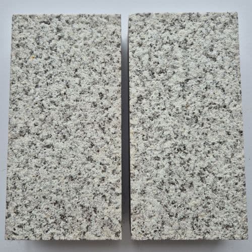 Sawn & Blasted Silver Grey Granite Setts 200x100x50mm