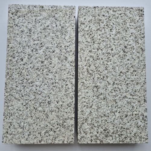 Sawn & Blasted Silver Grey Granite Setts 300x150x50mm