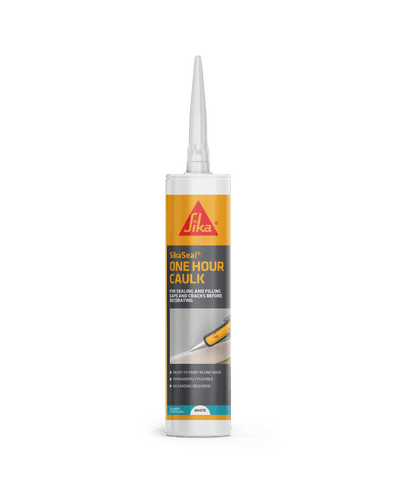 SikaSeal One Hour Caulk Cartridge 380 ml White