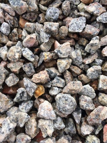 Silver Grey Granite Chippings 14mm 25 Kg (Non Returnable)