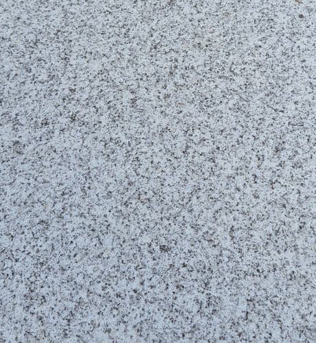 Silver Grey Granite Paving Slab: 900x450x30 Blasted