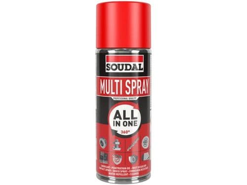 Soudal Multi Spray: Lubricating, Anti-rust, Cleaning, Waterrepellent