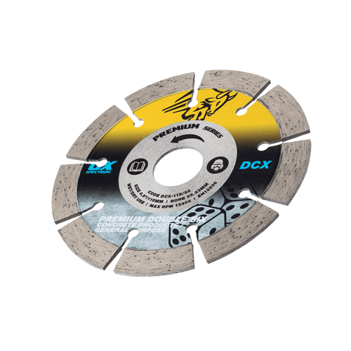 Spectrum Plus Double Six Diamond Blade - Gp - 115/22.23mm