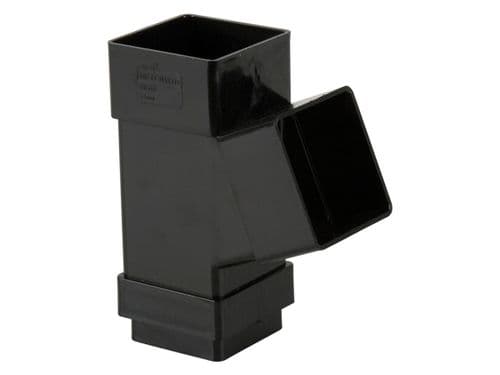 Square 65mm 112.5 ° Downpipe Branch