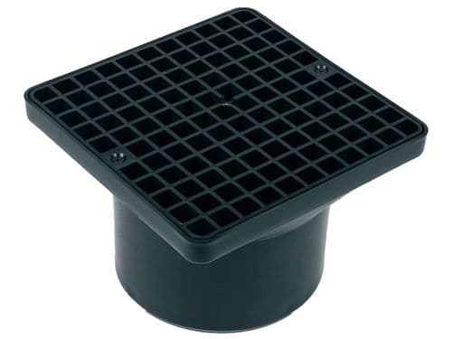 Square Hopper And Grid - Black