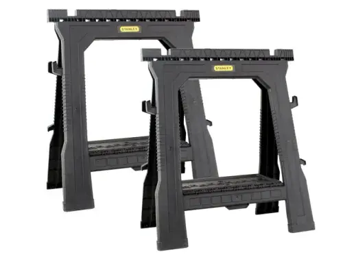 Stanley Folding Sawhorses (Twin Pack)