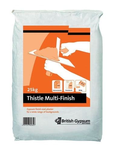 Thistle Multifinish Plaster 25Kg Bag (Non Returnable Item)