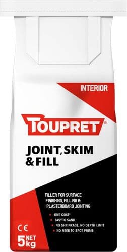 Toupret Joint, Skim & Fill Powder 5kg