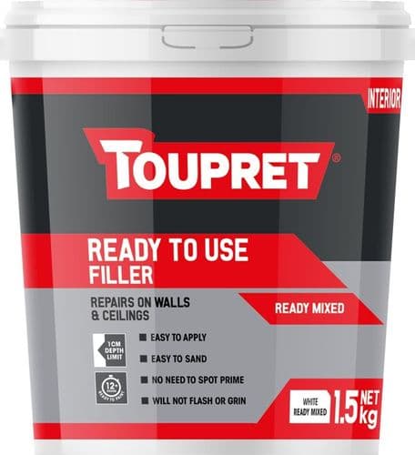 Toupret Ready Mixed / Ready To Use Filler 1.5Kg