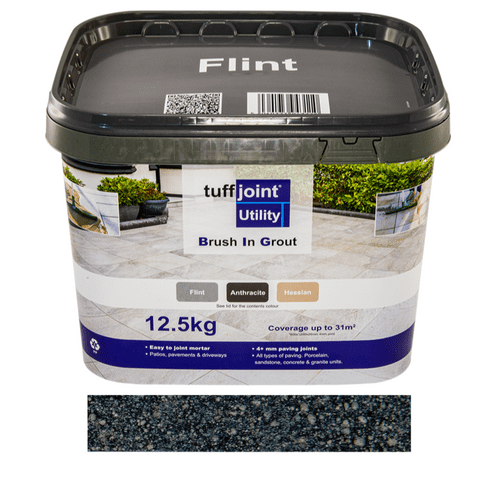 Tuffjoint Utility Anthracite Colour Brush In Mortar Grout 12.5KG Tub