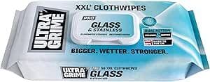 Ultra Grime Glass & Stainless Cleaner XXL Wipes 50 Per Pk