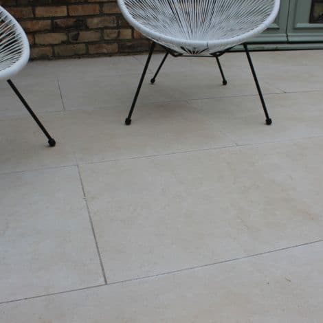 Vitripiazza Porcelain Traverta Classic Cream Slab 1200 X 600 X 20mm