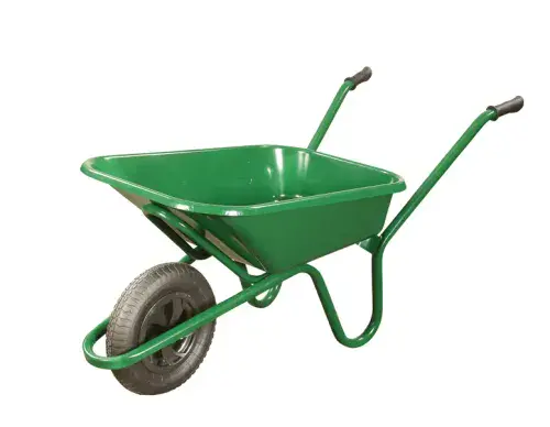 Walsall Endurance Wheelbarrow Green 90L Pneu Tyre
