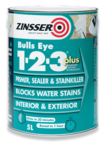 Zinsser Bulls Eye 1-2-3 Plus Primer - 2.5L