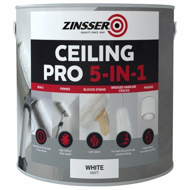 Zinsser Ceiling Pro 5 in 1 (2.5 Ltr)