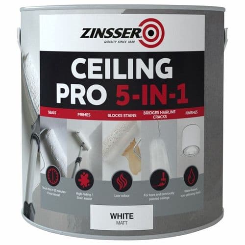 Zinsser Ceiling Pro 5 in 1 (2.5 Ltr)
