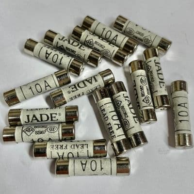 10 X 10 Amp Household Plug Top Domestic Fuse