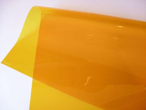 104 Deep Amber Colour Lighting Filter Gel Sheet (4 Sizes)