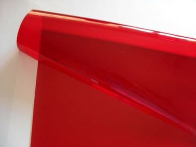 106 Primary Red Colour Lighting Filter Gel Sheet (4 Sizes)
