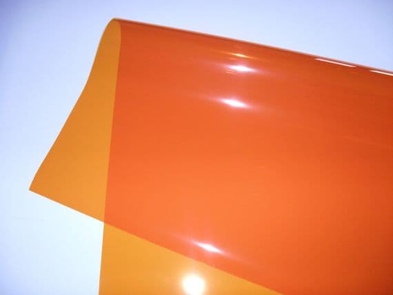 179 Chrome Orange Colour Lighting Filter Gel Sheet (4 Sizes)