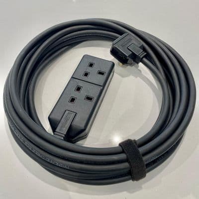 240v 13 Amp Plug 13 Amp 2 gang double Socket Permaplug Extension Lead 1.5mm  H07RN-F Cable