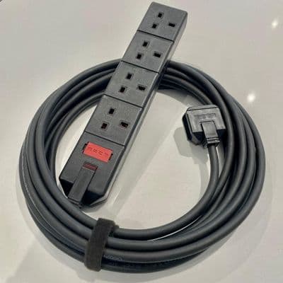 240v 13 Amp Plug 13 Amp 4 gang Fused Socket Permaplug Extension Lead 1.5mm H07RN-F Cable