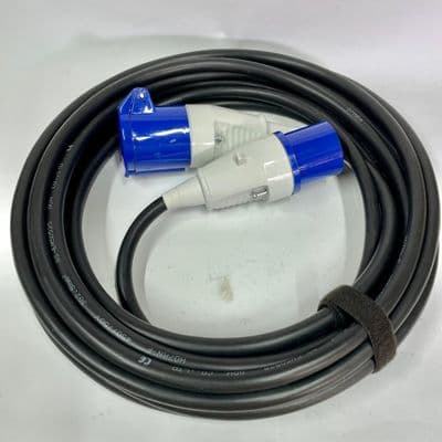 240v 16 Amp Extension Lead 2.5mm 3 Core H07RN-F Cable Walther Plug and Socket