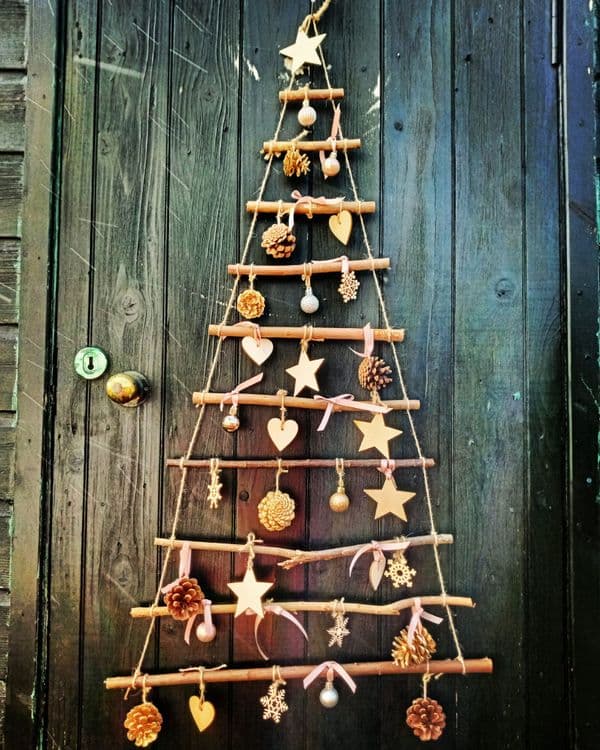 Christmas ladder tree kit in TEAL 55cm