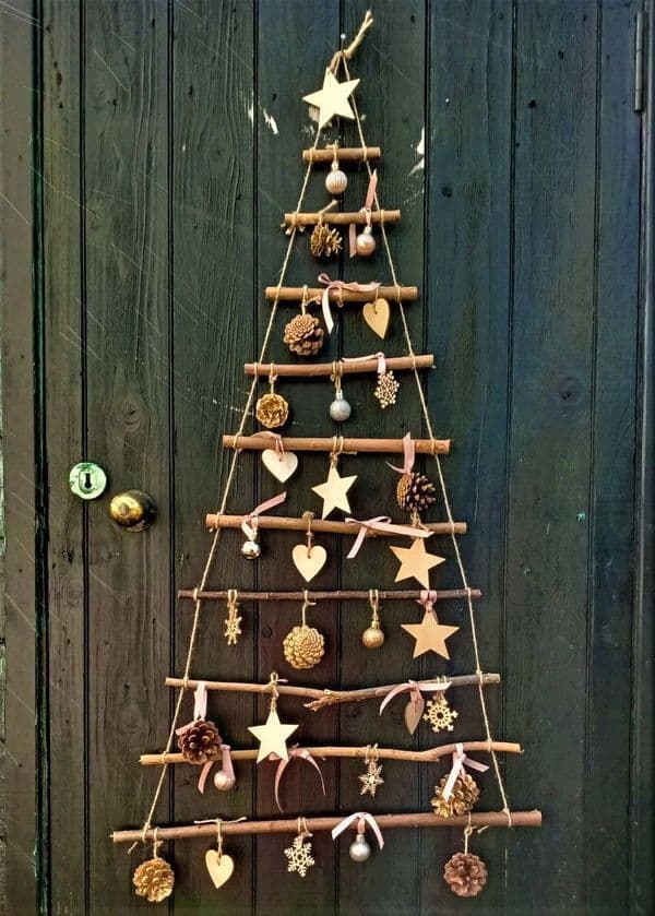 Christmas ladder tree kit in TEAL 55cm