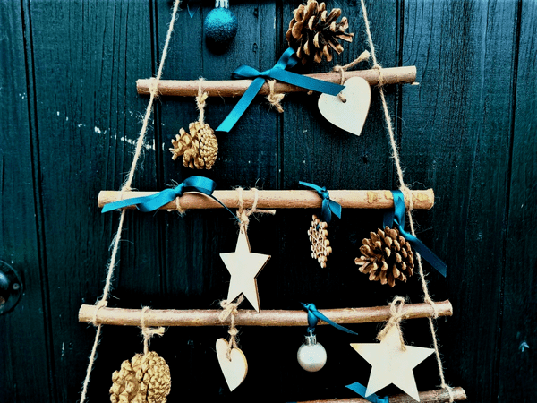 Christmas ladder tree kit in TEAL 55cm