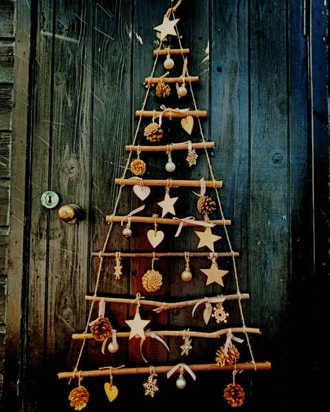 Christmas ladder tree kit ROSE GOLD 55cm