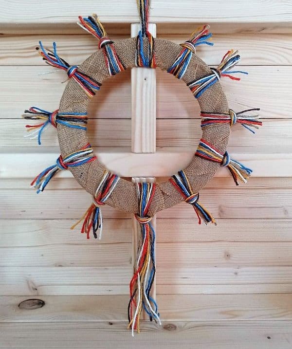 Colourful Wreath making kit 25cm