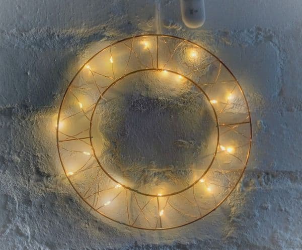 Copper wreath kit 20cm