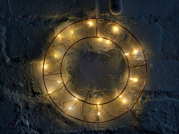 Copper wreath kit 20cm