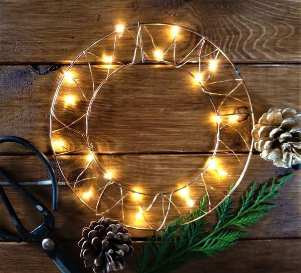 Copper wreath kit 20cm