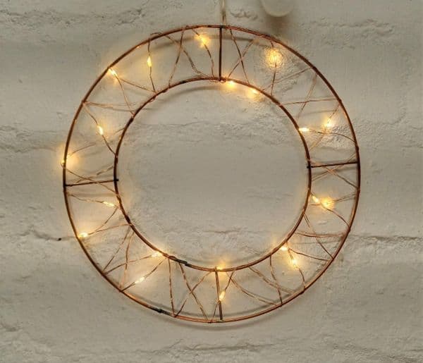 Copper wreath kit 20cm