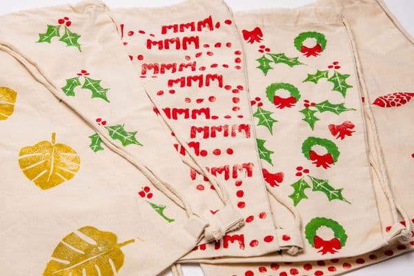 Cotton gift bag printing kit