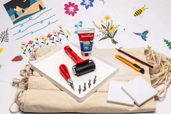 Cotton gift bag printing kit