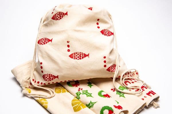 Cotton gift bag printing kit