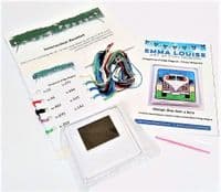Cross Stitch kit - VW Camper van fridge magnet /