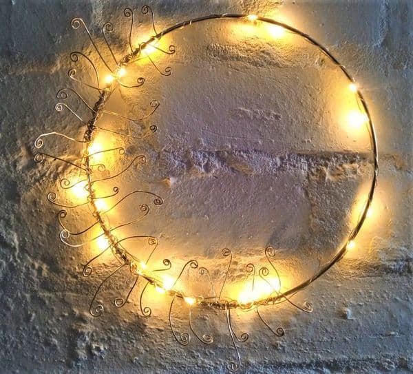 Curly wire wreath  kit