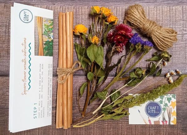 Dried flowers bouquet