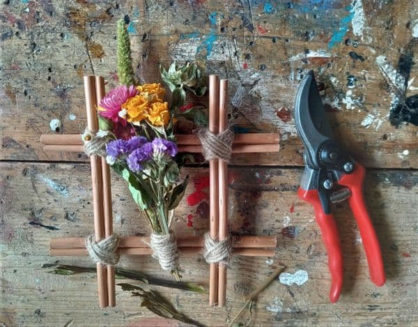 Dried flowers bouquet