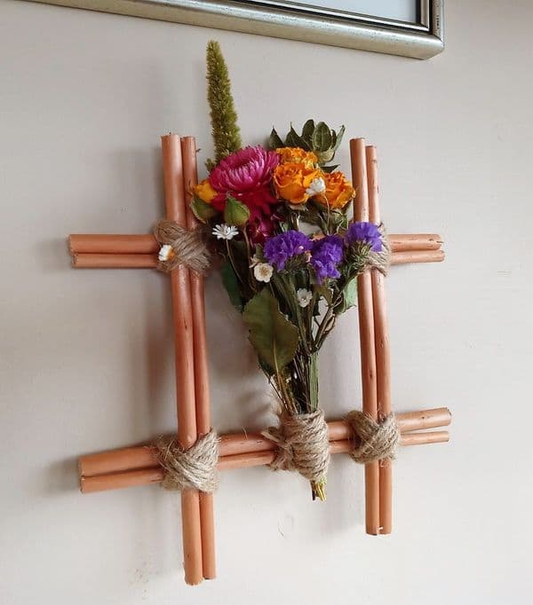 Dried flowers bouquet