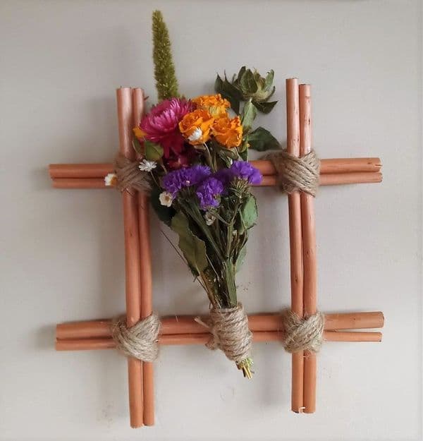 Dried flowers bouquet