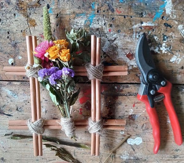 Dried flowers bouquet