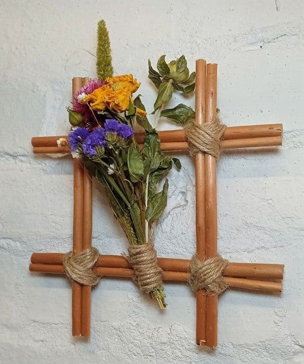 Dried flowers bouquet