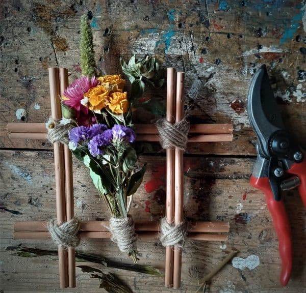 Dried flowers bouquet